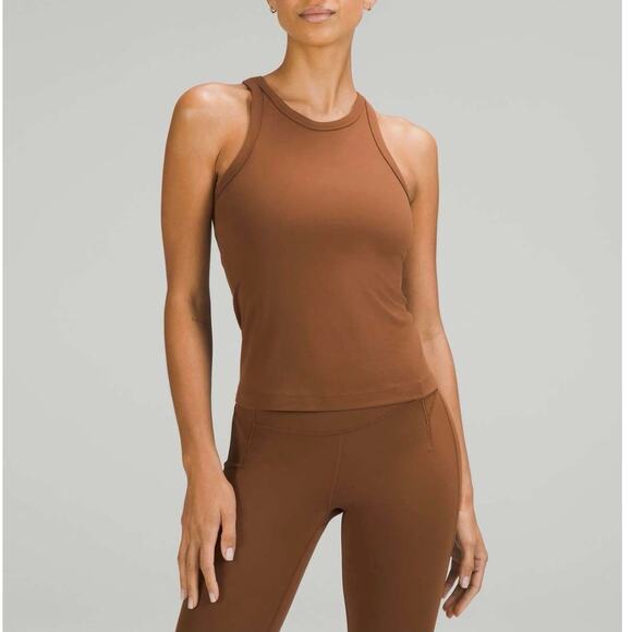 Lululemon Brown Align Racerback Tank Top Size 12 - Picture 1 of 6